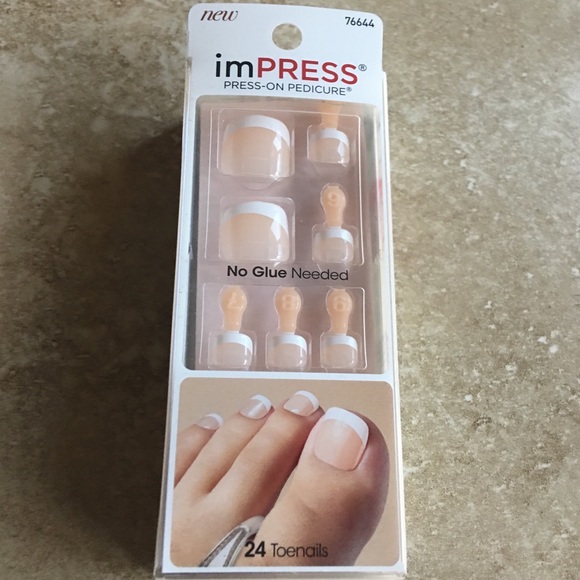 New imPRESS Press-on Pedicure in High Tide - Picture 2 of 3